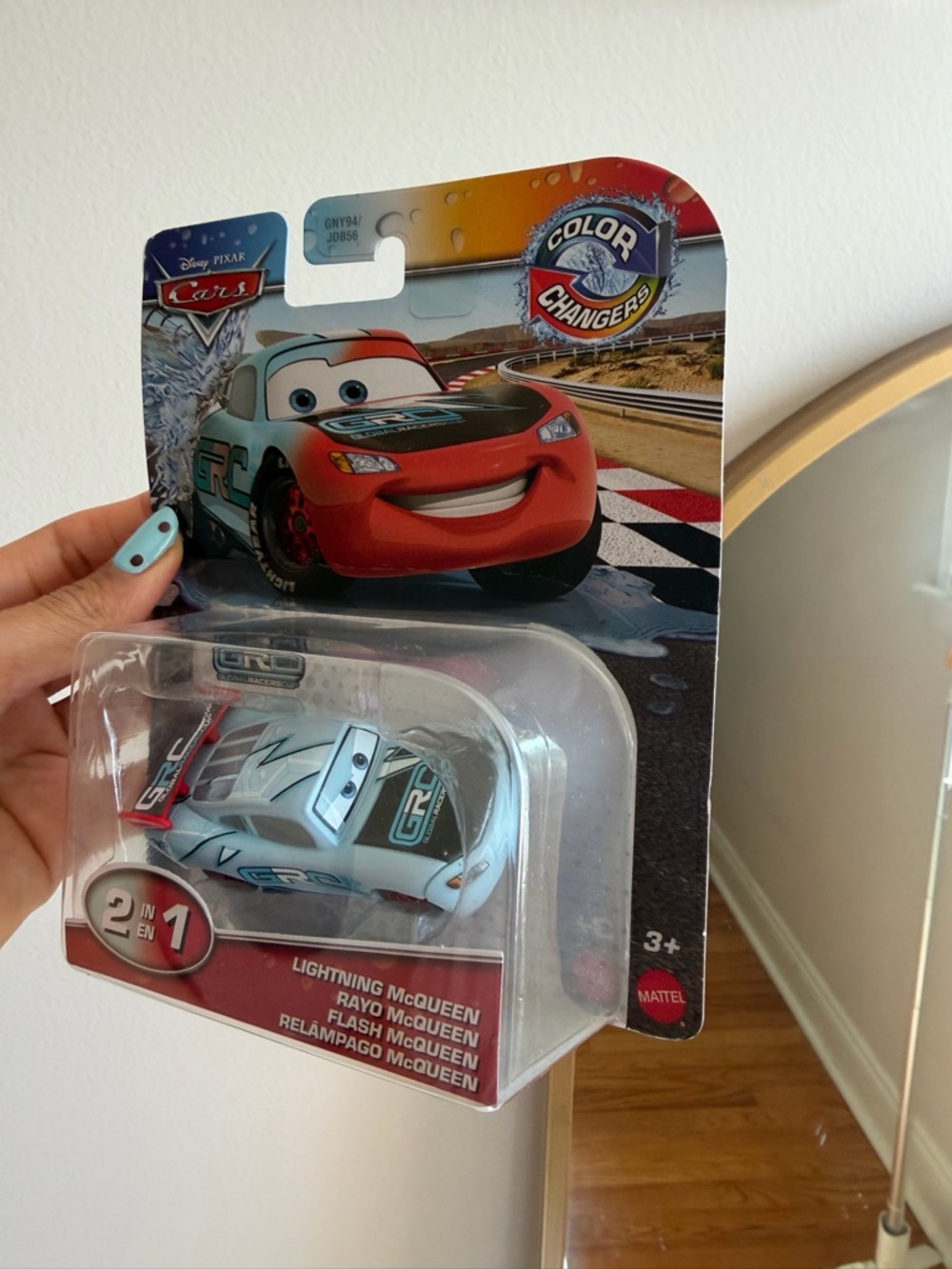 Disney Lightning McQueen Color Changers - Light Blue and Black Accent